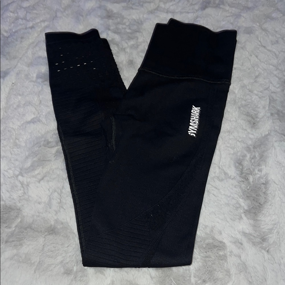 Gymshark Black Leggings Sleek Stretchy Design